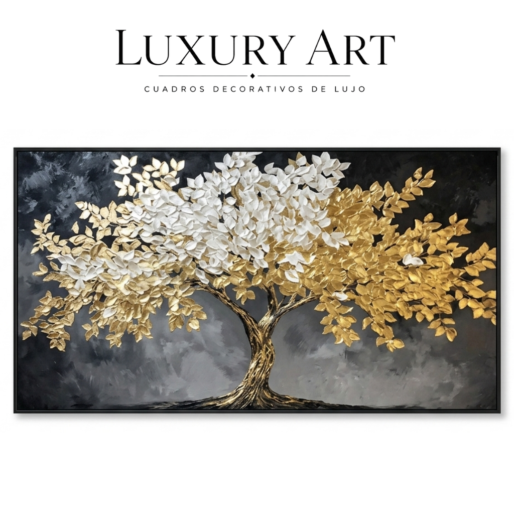 Árbol Dorado de Lujo y la abundancia