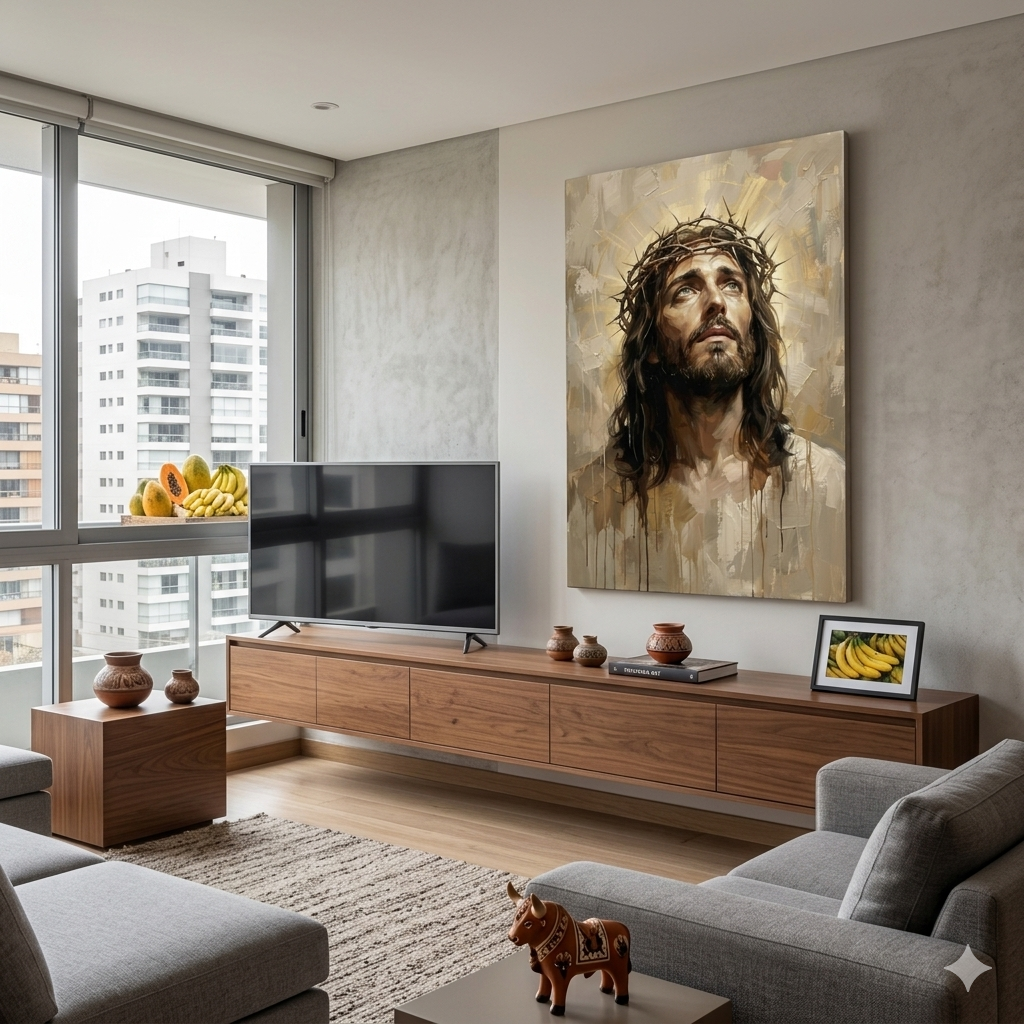 Mirada al Cielo – Jesús con Corona de Espinas