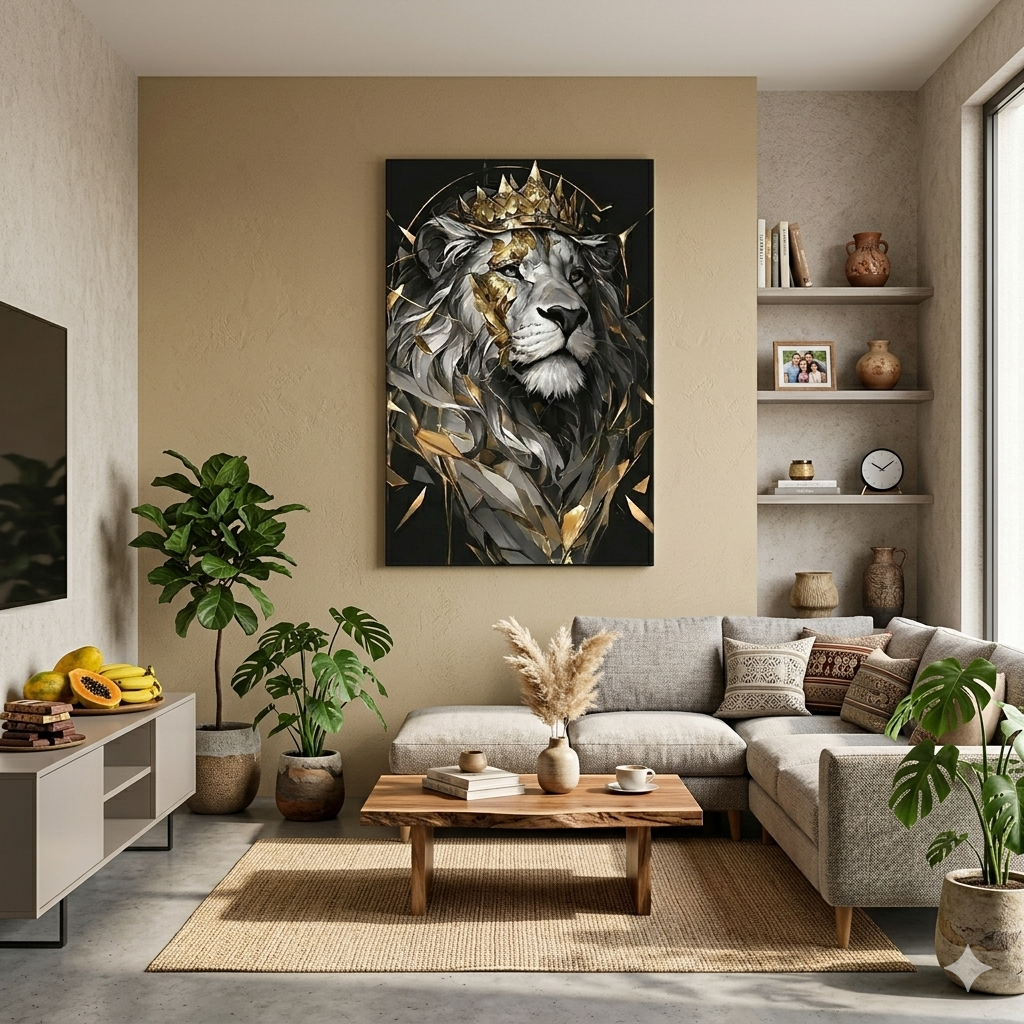 Rey Dorado – León con Corona Dorada