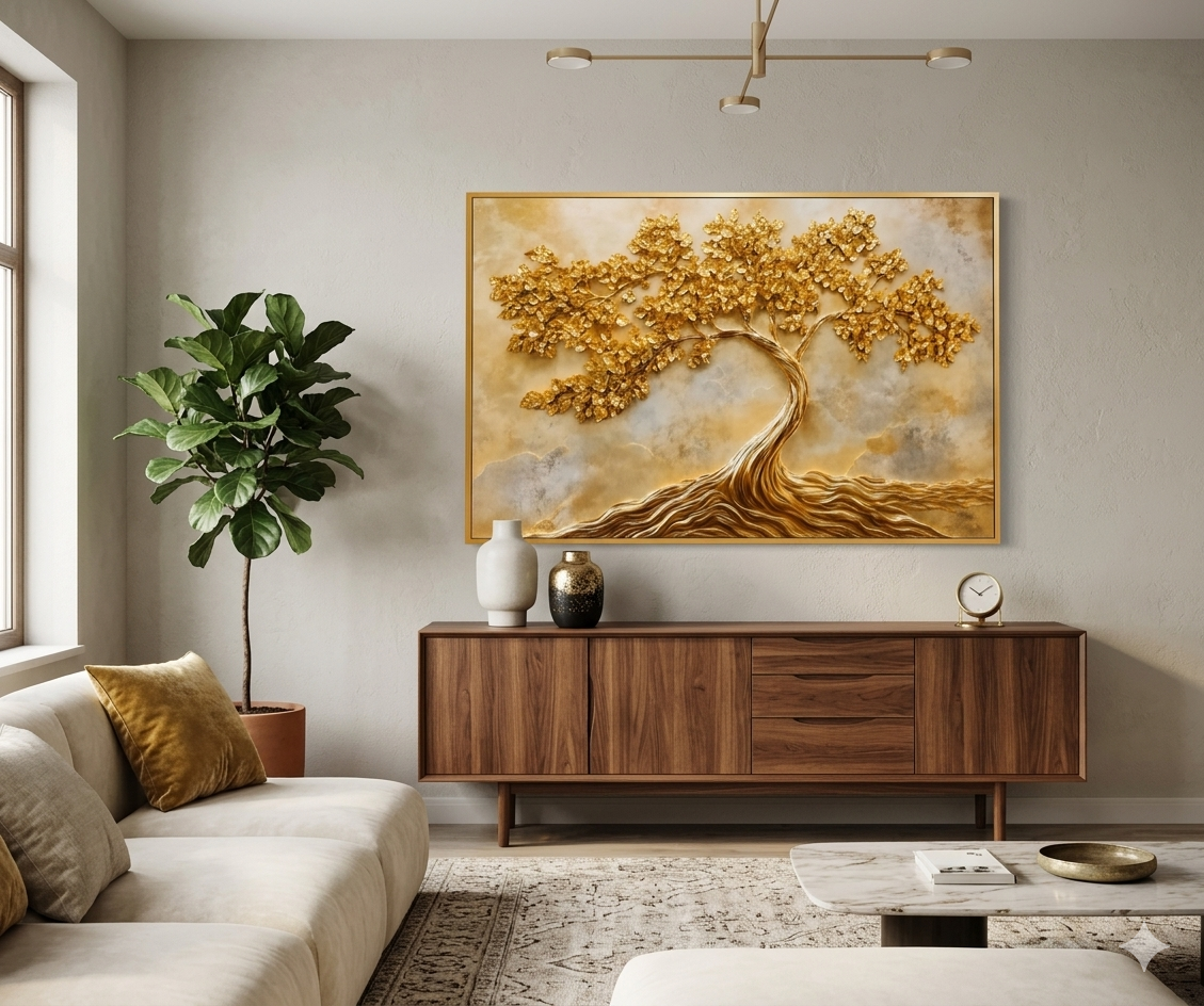 Arbol Dorado de la Vida y la Abundancia