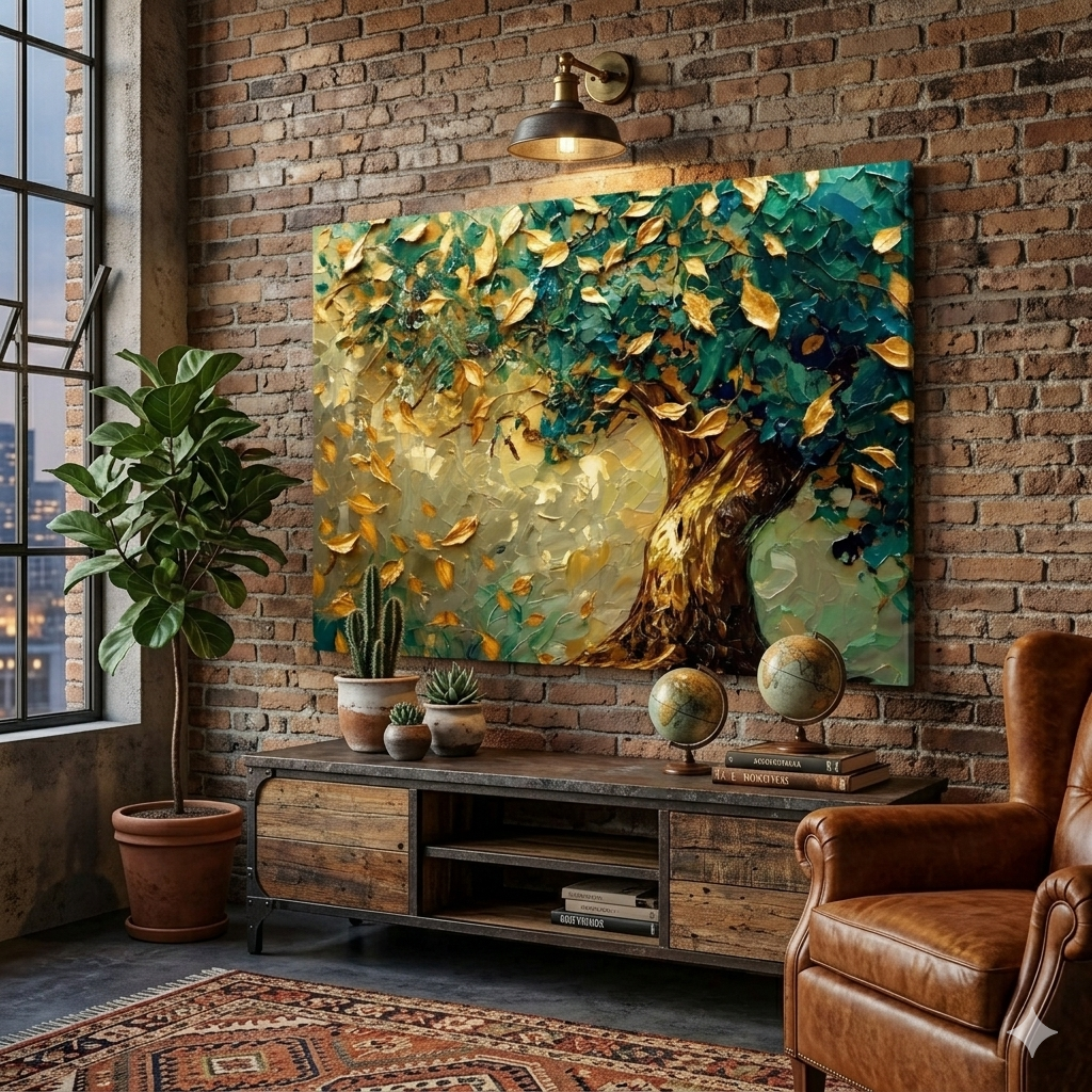 Cuadro El Árbol de Oro y Vida