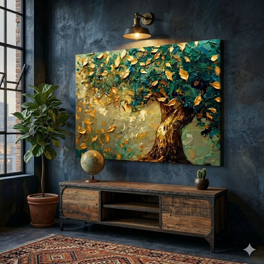 Cuadro El Árbol de Oro y Vida