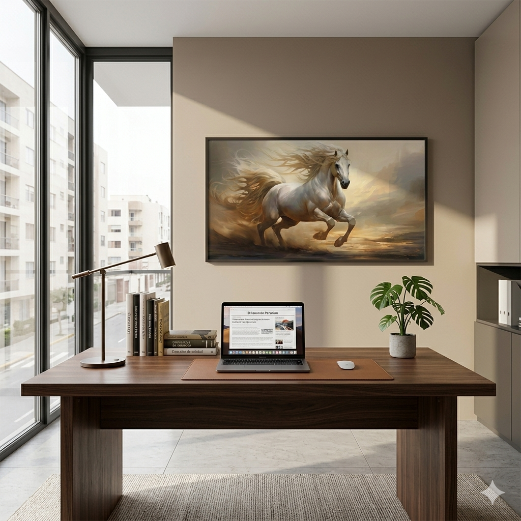 Espíritu Indomable – Caballo Blanco de Lujo