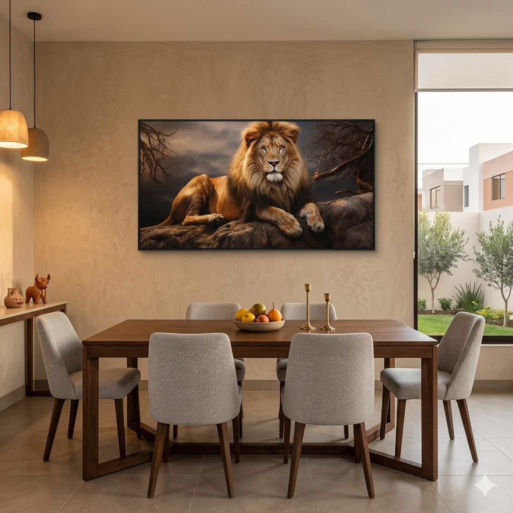Rey Supremo – León Majestuoso de Lujo